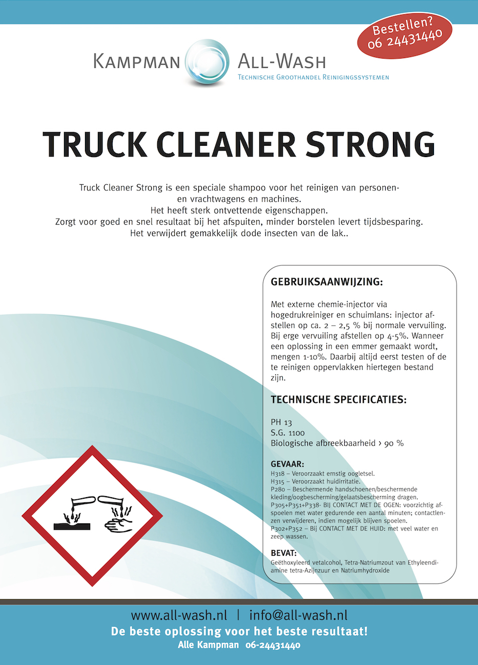 Truck Cleaner Strong